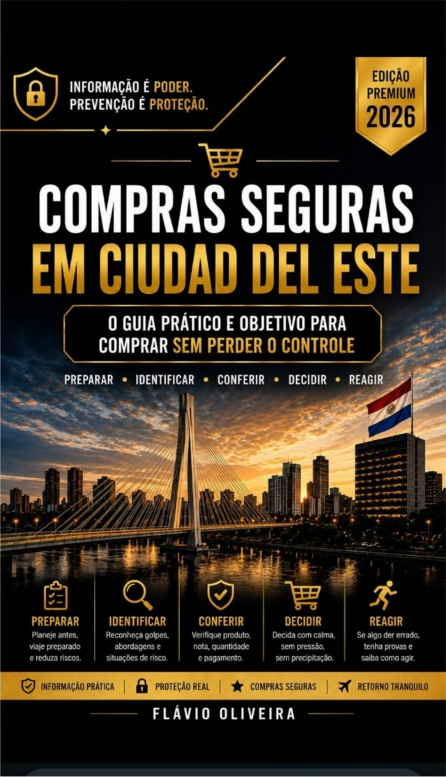 Capa oficial de Compras Seguras em Ciudad del Este